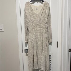 a new day Cream Long Sleeve Dress